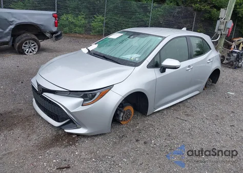 2019 Toyota Corolla Xse z USA, uszkodzony, nr VIN JTNK4RBE6K3016825